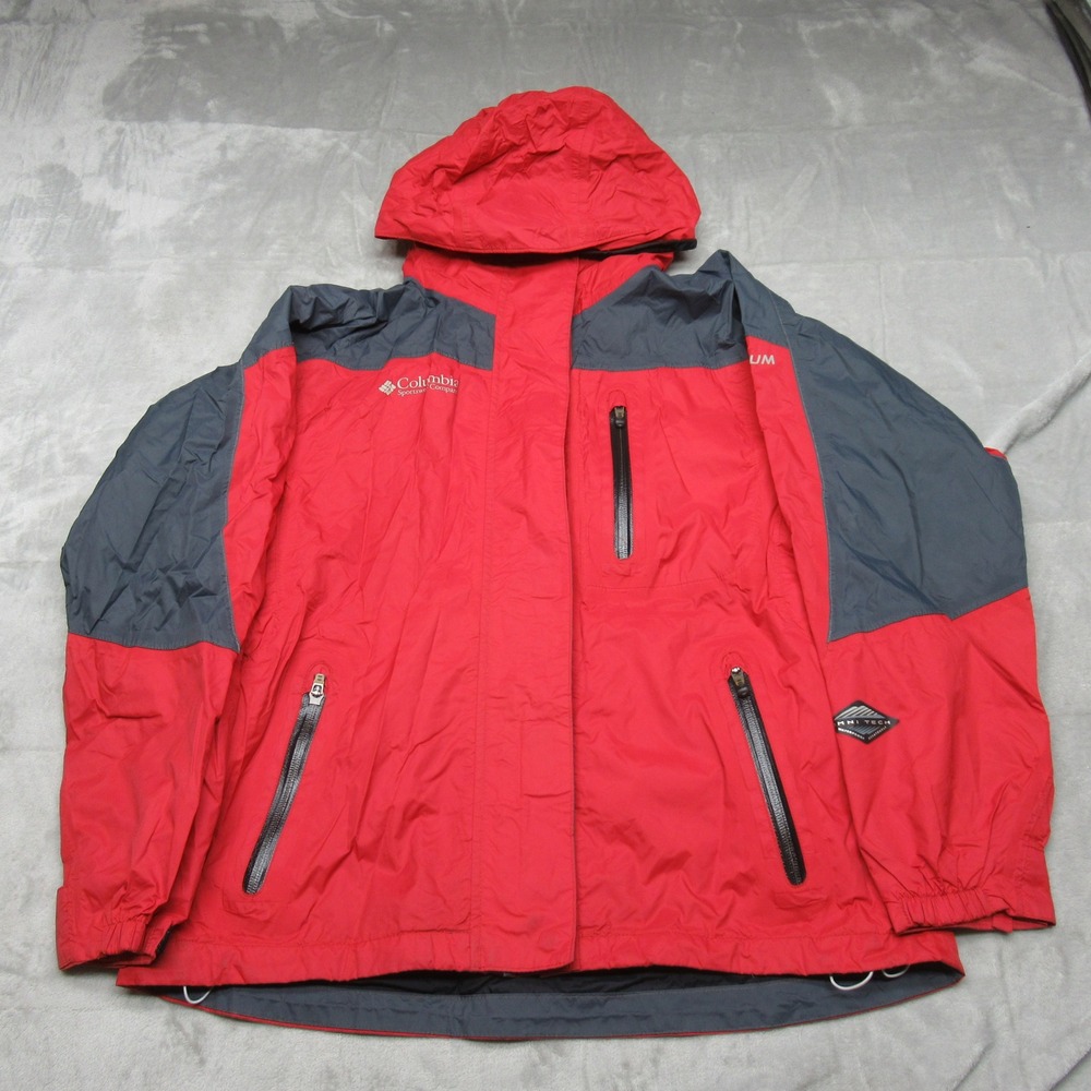 Columbia‎ Titanium Jacket Womens Small Read Waterproof Lined Winter Skiing Wind